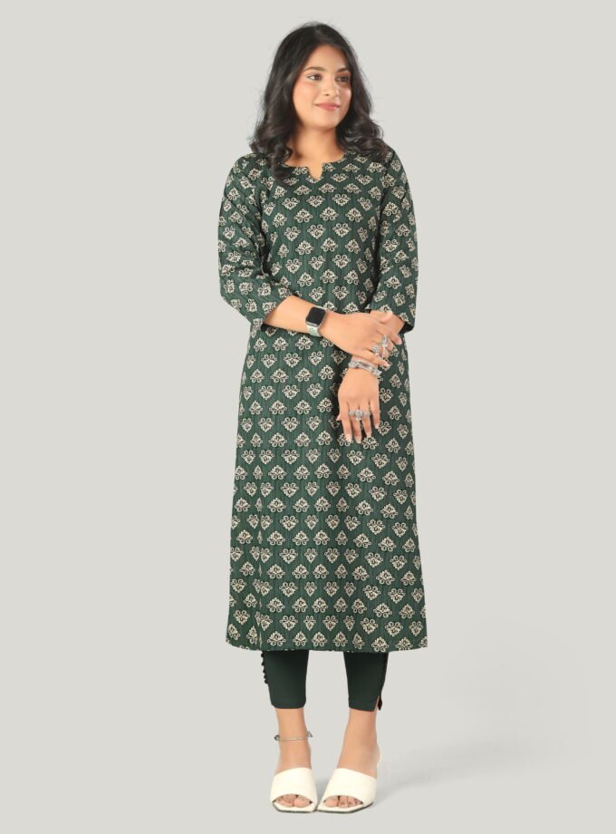 Emerald Green Everyday Kurti